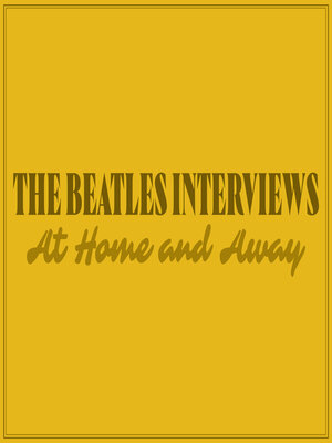 cover image of The Beatles Interviews